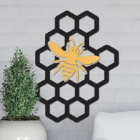 Black & Gold Honeycomb in full 
