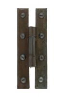 Beeswax 3¼" Inch H Hinge Pair