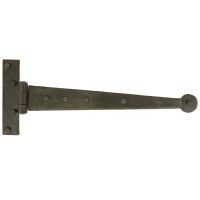 12" Round Ended Beeswax Tee Hinges