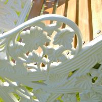 Close up image of Ornate Cast Iron detail