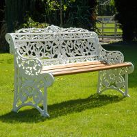Premier Belgravia 3 seater Cast iron Garden bench