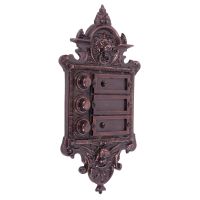 “Hazeldon Park" Burnished Copper Apartment Bell Push 