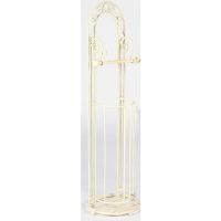 "Bella Jane" Vintage Floor Standing Toilet Roll Holder in a Cream Finish