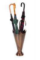 "Bellambrella" Umbrella & Walking Stick Stand - Antique Brass