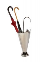 "Bellambrella" Umbrella & Walking Stick Stand - Bright Chrome