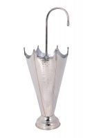 "Bellambrella" Umbrella & Walking Stick Stand - Bright Chrome