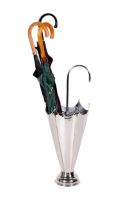 "Bellambrella" Umbrella & Walking Stick Stand - Bright Chrome
