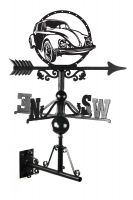 "The Bug" Vintage Car Weathervane in Full 