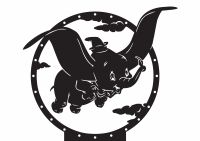 Dumbo weathervane topper