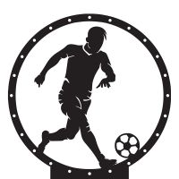 Footballer Weathervane Top