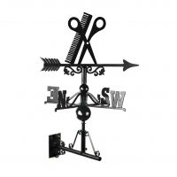 Hairdresser Weathervane in Full  Hairdresser Weathervane in Full