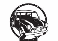 Large Mini Cooper Weathervane Large Mini Cooper Weathervane