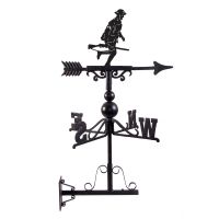 Running Soldier Iron Weathervane