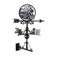 Steam Train Weathervane Mounted