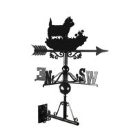 West Highland White Terrier Weathervane Mounted West Highland White Terrier Weathervane Mounted