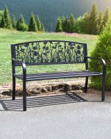 Meadow Iron & Steel Park Bench