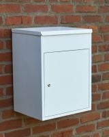 White Bexley Wall Mounted Parcel Box
