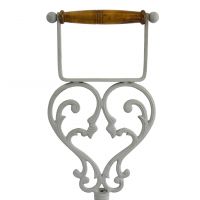 Heart Design Free Standing Toilet Roll Holder 