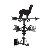 Alpaca Weathervane in Full 
