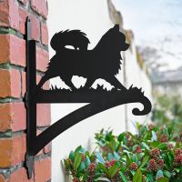 Chihuahua Hanging Basket Bracket Finished in Black