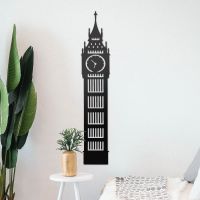 Big Ben Steel Wall Art in a Modern Home Big Ben Steel Wall Art in a Modern Home