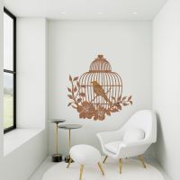 Bird Cage Wall Art in Situ in the Home Bird Cage Wall Art in Situ in the Home