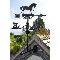 Cast Iron Horse Weathervane in Situ