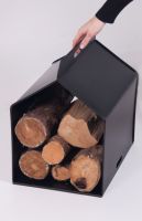 "Southmain" Black Iron Log Carrier "Southmain" Black Iron Log Carrier