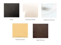 Universal Straight Bolt 6" Various Finishes 