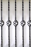 Single Basket Double Fine Twist Stair Spindle - Fitted 