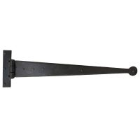 18" Black Round Ended Tee Hinges