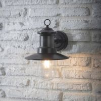 Black Nautical Style Wall Light Black Nautical Style Wall Light