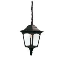 Black "Chapel Heath" Hanging Chain Lantern - 35cm