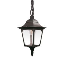 Black "Chapel Heath" Hanging Chain Lantern - 42cm