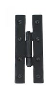 Black 3¼" Inch H Hinge Pair