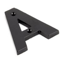 Black 3 Inch Letter A Screw Fix Letter