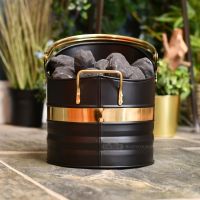 Black and Brass Warwick Coal Hod