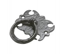 Black Antique Iron Gothic Style Cabinet Ring Pull Handle