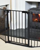 Close up of Five Panel Fire Surround Baby Guard Gate Close up of Five Panel Fire Surround Baby Guard Gate