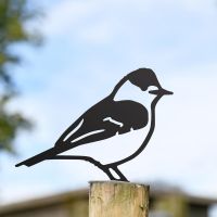 Black Blackcap Steel Fence Topper