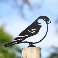 Black Bullfinch Steel Fence Topper Black Bullfinch Steel Fence Topper