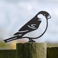 Black Steel Fence Topper with Bullfinch Design Black Steel Fence Topper with Bullfinch Design