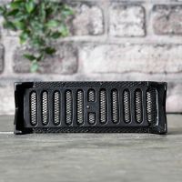 Cast Iron Adjustable Air Brick Finished in Black 