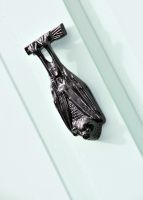 Black Cast Iron Bat Door Knocker Black Cast Iron Bat Door Knocker
