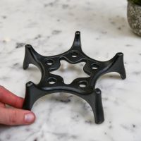 Scale Shor of Black Cast Iron Japanese Star Teapot Stand