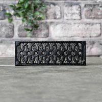 "Keyhole Pattern" Air Brick Finished in Black