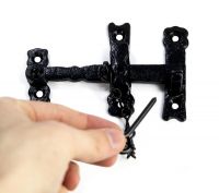 "Hurdsfield" Cast Iron Thumb Gate Latch "Hurdsfield" Cast Iron Thumb Gate Latch