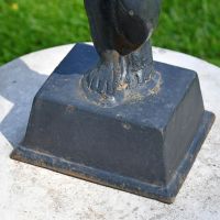 Close-up of the Base on the Black Cherub Bird Bath Close-up of the Base on the Black Cherub Bird Bath