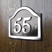 no 55 house number black