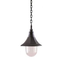 Black Classic Conical Chain Hanging Light